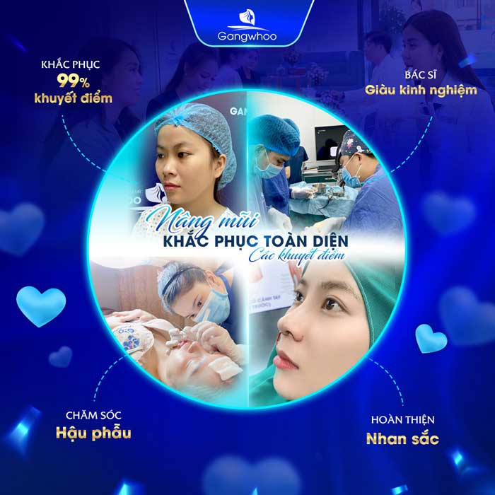Những ưu điểm an toàn khi thực hiện nâng mũi tại Gangwhoo