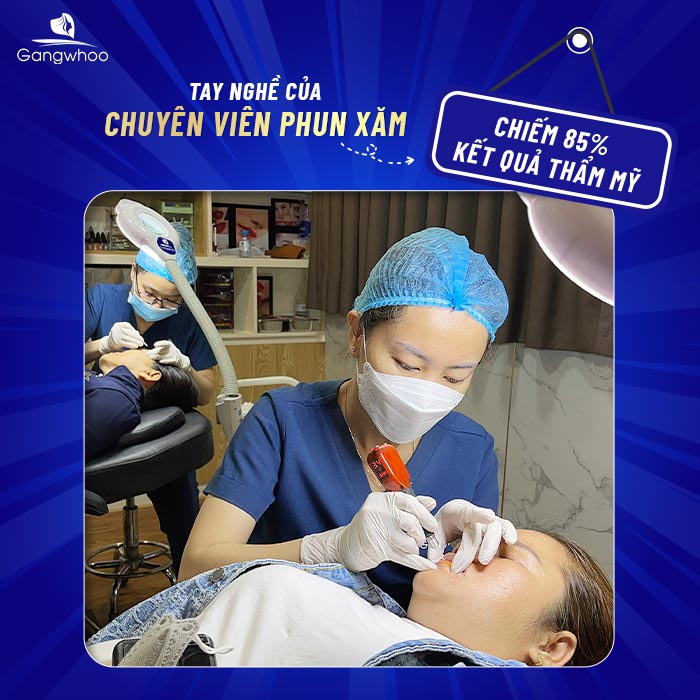 Trực tiếp “bàn tay vàng” ngành thẩm mỹ lông mày thực hiện