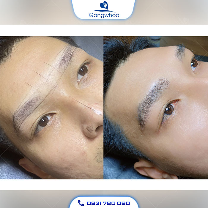 Chân mày đẹp chuẩn tỷ lệ 