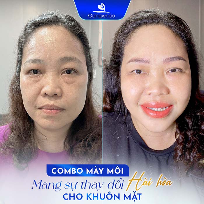 Phun tán bột chân mày tại Gangwhoo được áp dụng công nghệ hiện đại từ Hàn Quốc