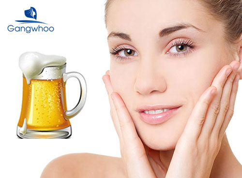 Cách se khít lỗ chân lông bằng bia