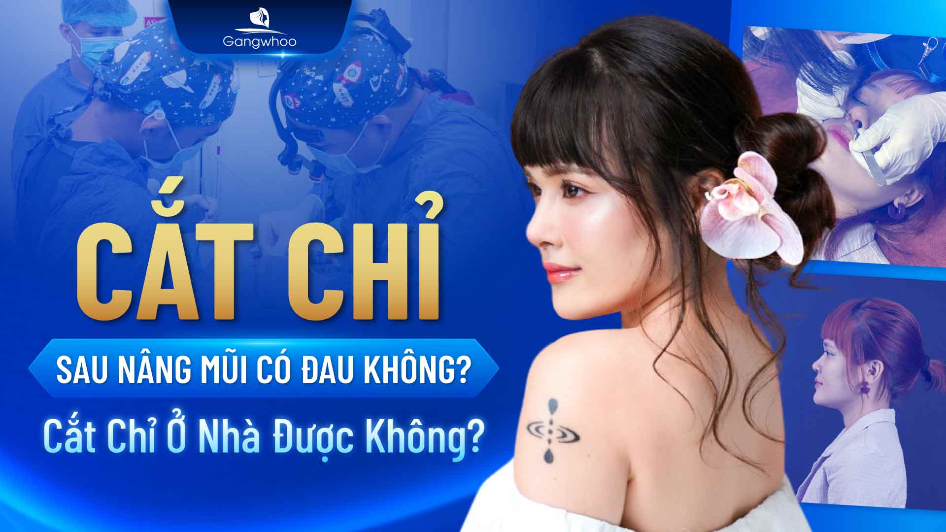 Cắt chỉ sau nâng mũi cũng giống như cắt chỉ cho những phẫu thuật thông thường khác là hoàn toàn không đau