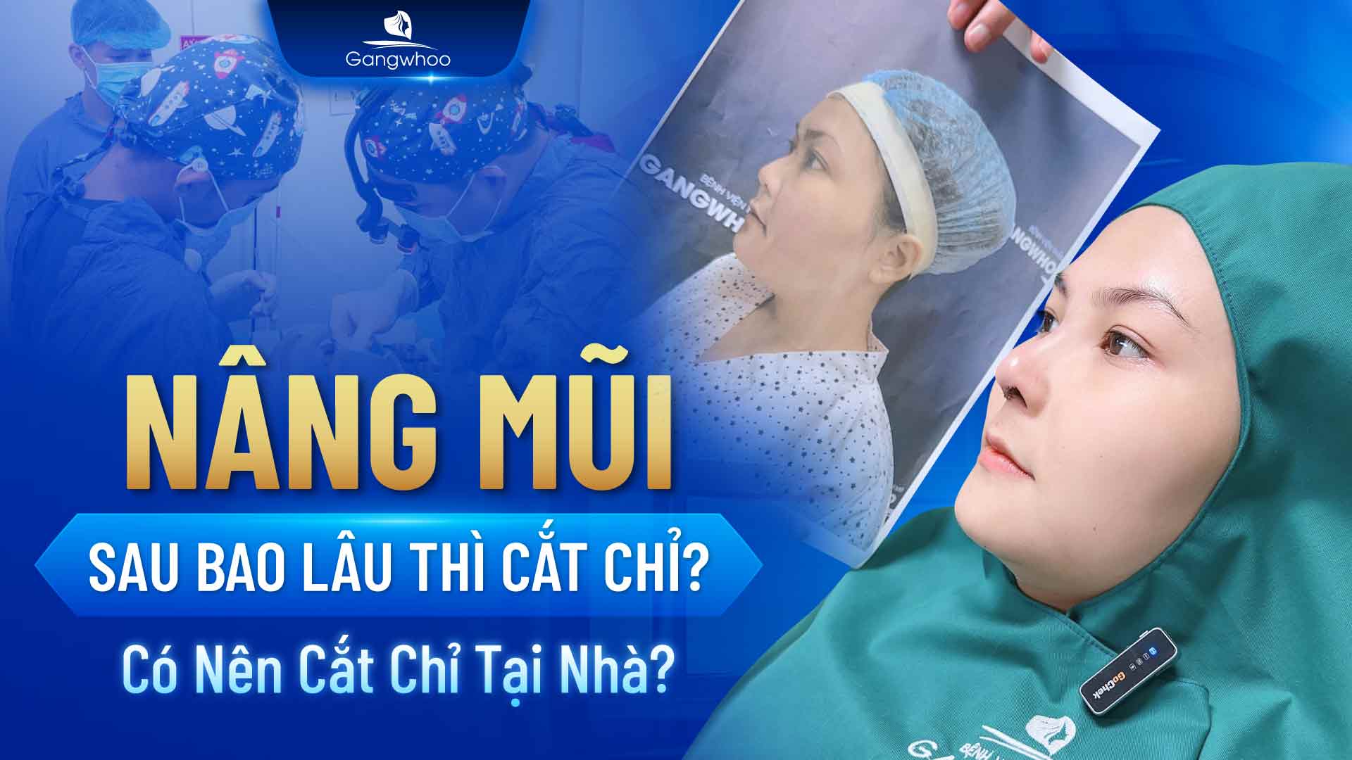 Nâng mũi là phương pháp có sử dụng đến dao kéo để can thiệp vào toàn bộ cấu trúc mũi