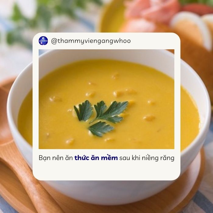 Bạn nên chú ý đến chế độ ăn uống sau khi nạo túi nha chu