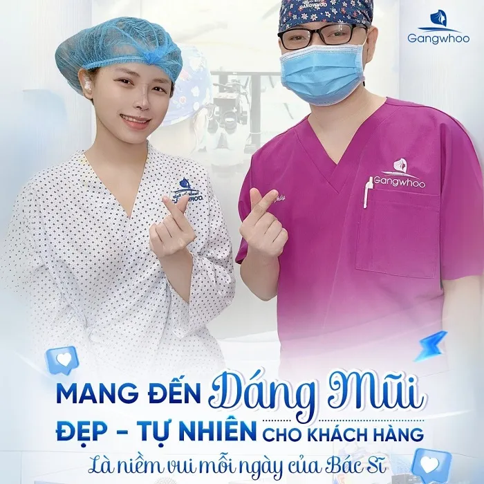 TMV Gangwhoo - Địa chỉ nâng mũi an toàn và chất lượng
