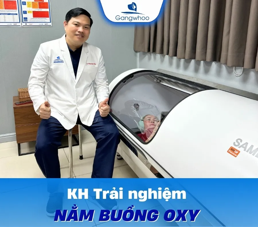 Trải nghiệm nằm buồng oxy tại Gangwhoo mang lại nhiều lợi ích cho sắc đẹp và sức khỏe